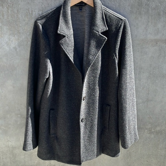 Lovely Eileen Fisher Modern Car Coat size XL - Picture 10 of 11